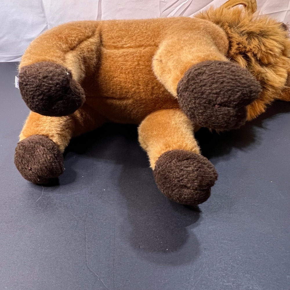 Aurora Destination Nation Caribou Reindeer Plush Brown Tan Standing 12in - Picture 7 of 7